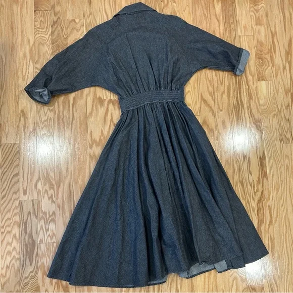 Vintage D Frank 6 Women's Denim Jean Dress - Picture 2 of 3